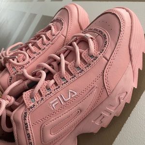 Pink Fila Disruptors Limited edition